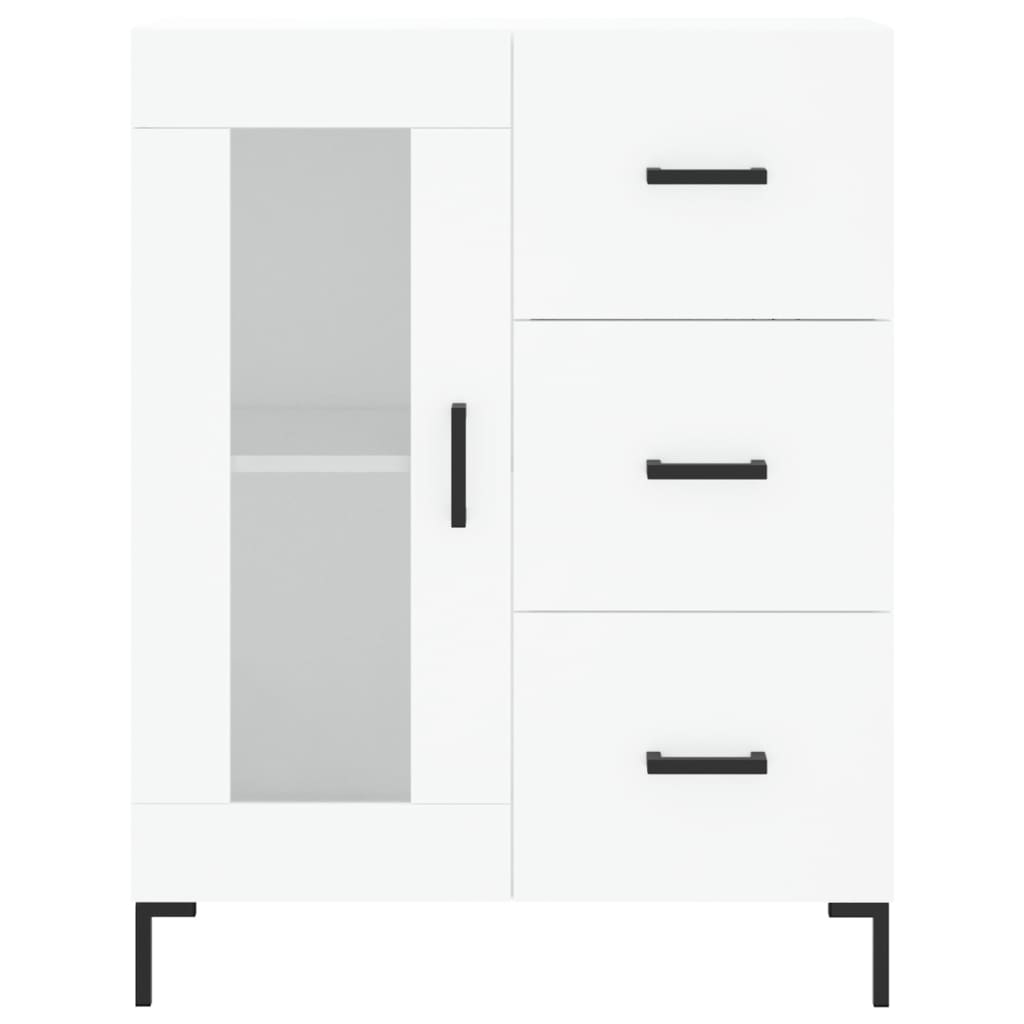 Buffet haut Blanc 69,5x34x180 cm Bois d'ingénierie - XIOS