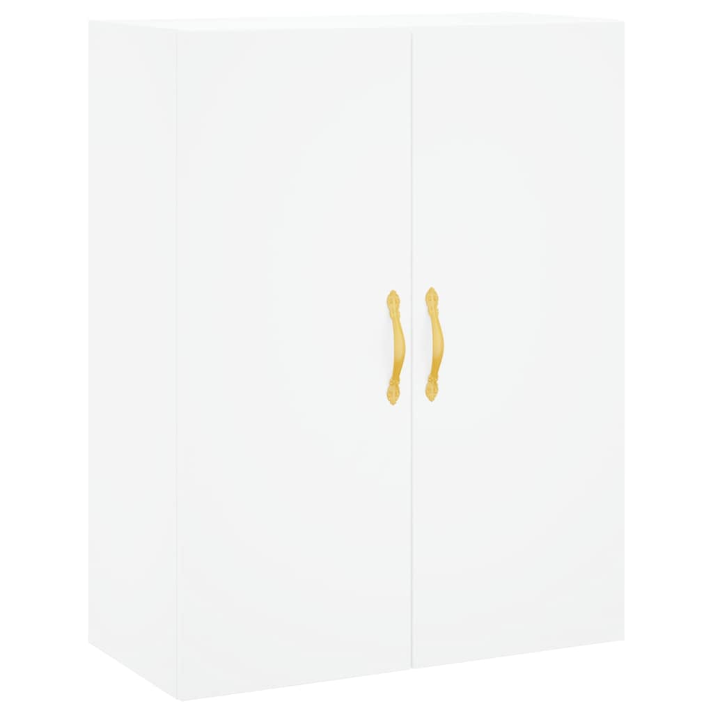 Buffet haut Blanc 69,5x34x180 cm Bois d'ingénierie - XIOS