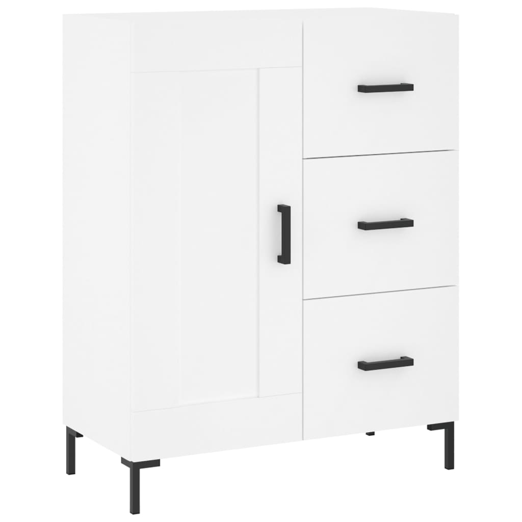 Buffet haut Blanc 69,5x34x180 cm Bois d'ingénierie - XIOS