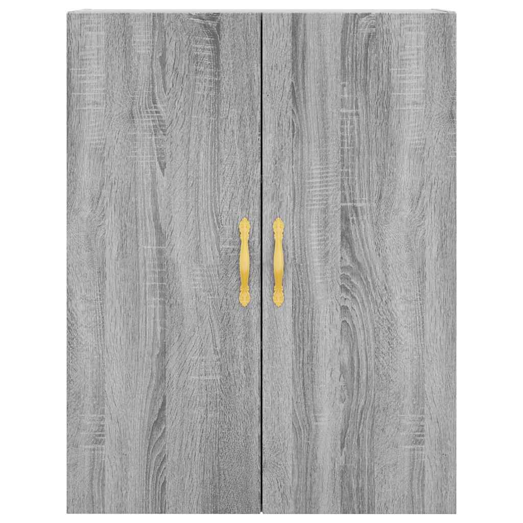 Buffet haut Sonoma gris 69,5x34x180 cm Bois d'ingénierie - XIOS