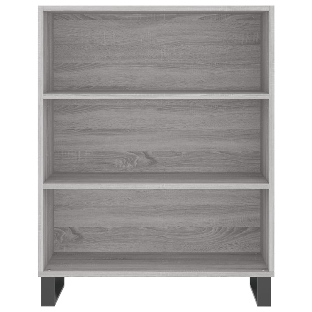 Buffet haut Sonoma gris 69,5x34x180 cm Bois d'ingénierie - XIOS