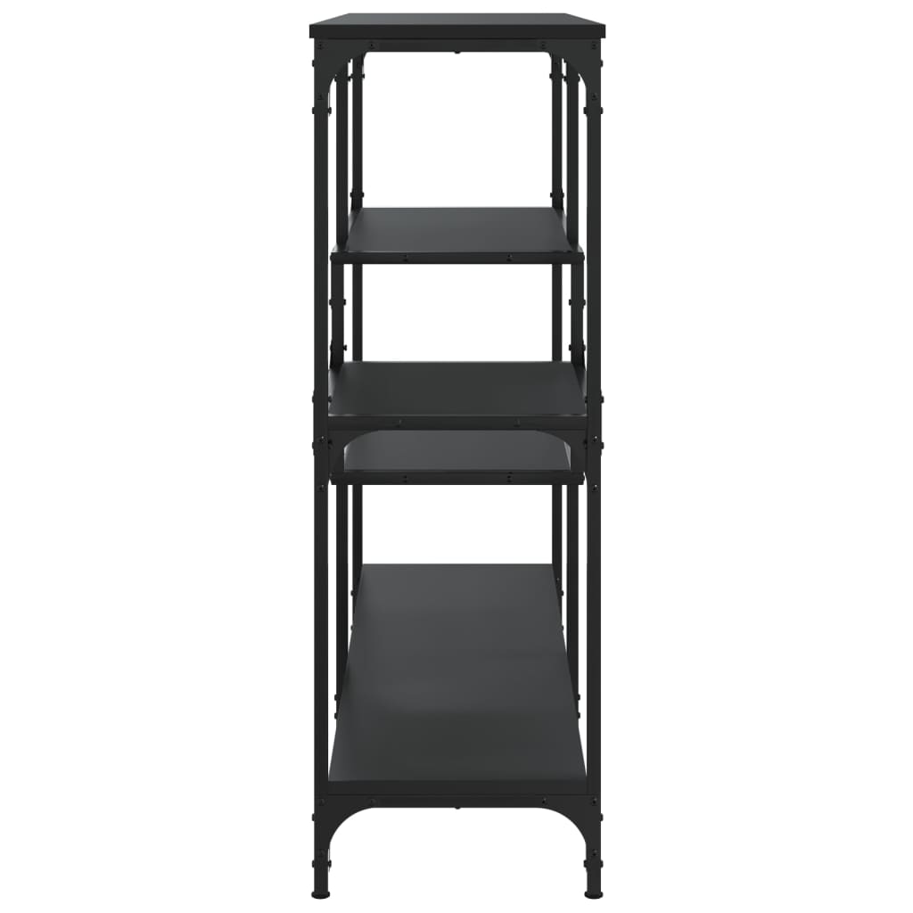 Table console noir 103x32x95 cm bois d'ingénierie - XIOS
