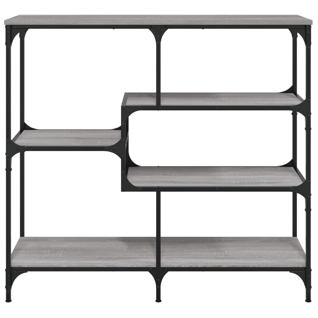 Table console sonoma gris 103x32x95 cm bois d'ingénierie - XIOS