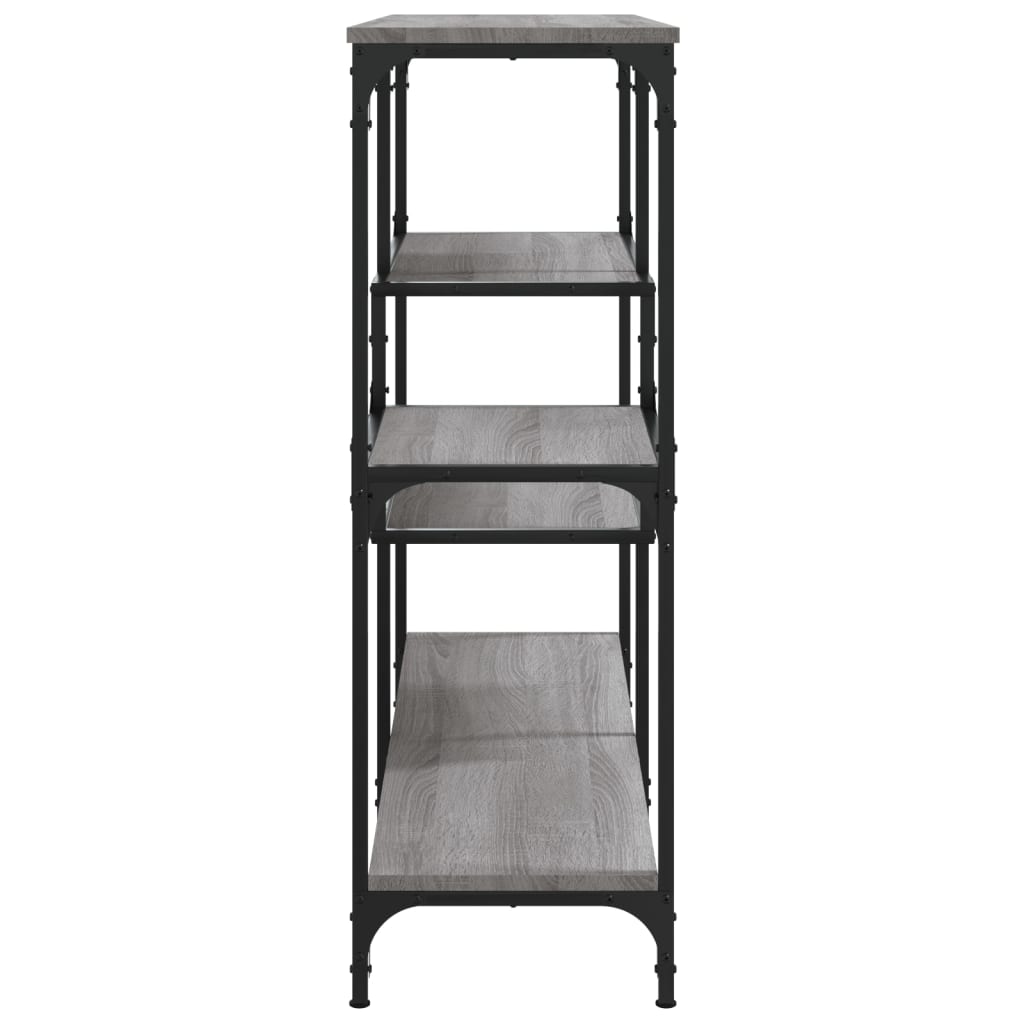 Table console sonoma gris 103x32x95 cm bois d'ingénierie - XIOS
