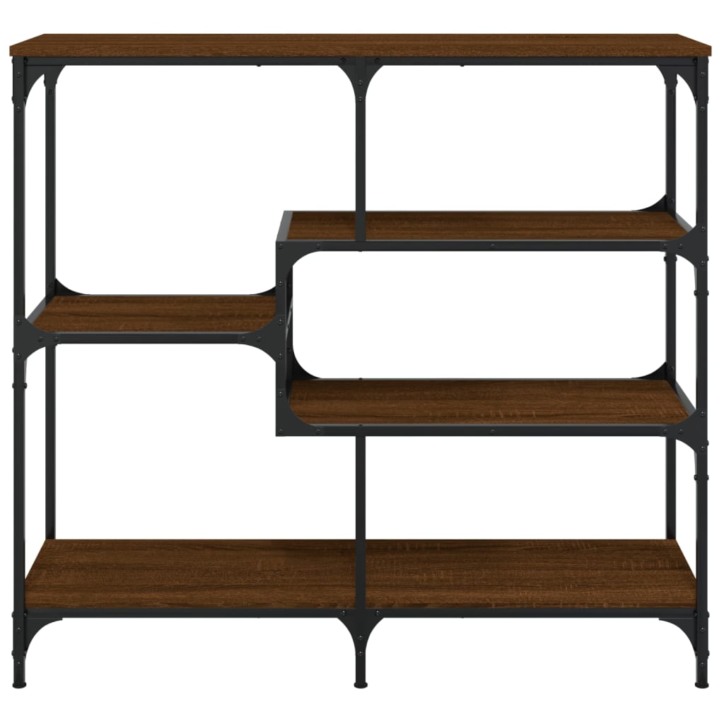 Table console chêne marron 103x32x95 cm bois d'ingénierie Tables d'appoint vidaXL