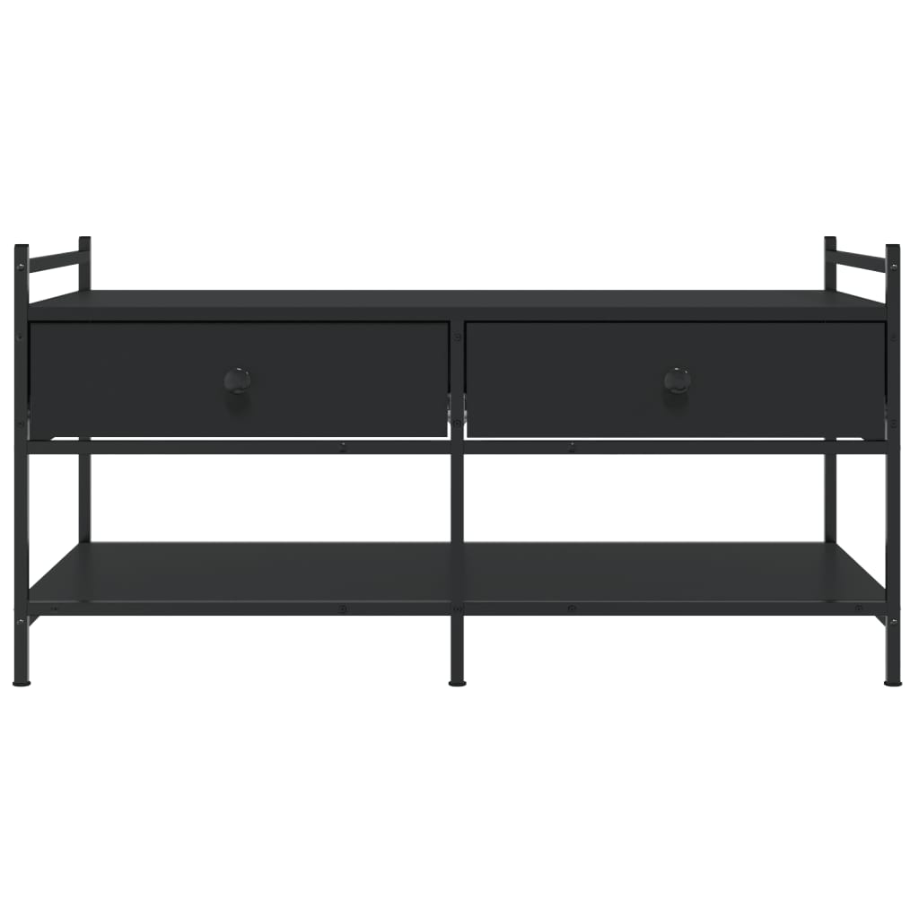 Table basse noir 99x50x50 cm bois d'ingénierie - XIOS