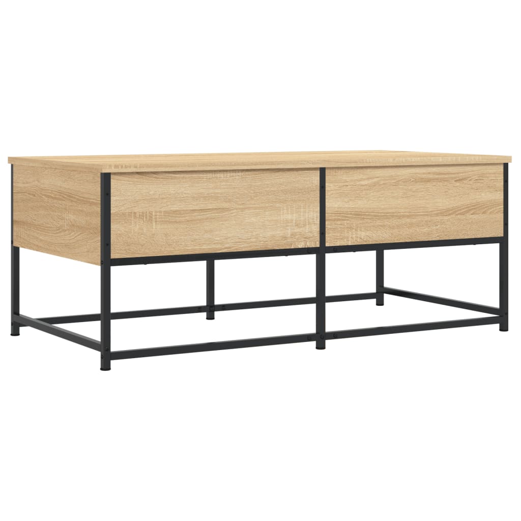 Table basse chêne sonoma 100x51x40 cm bois d'ingénierie - XIOS
