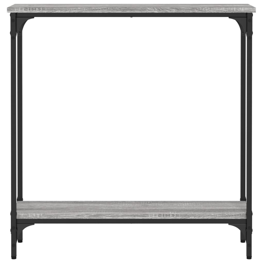 Table console sonoma gris 75x22,5x75 cm bois d'ingénierie - XIOS