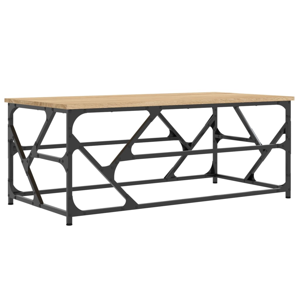 Table basse Chêne sonoma 100x50x40 cm Bois d'ingénierie - XIOS