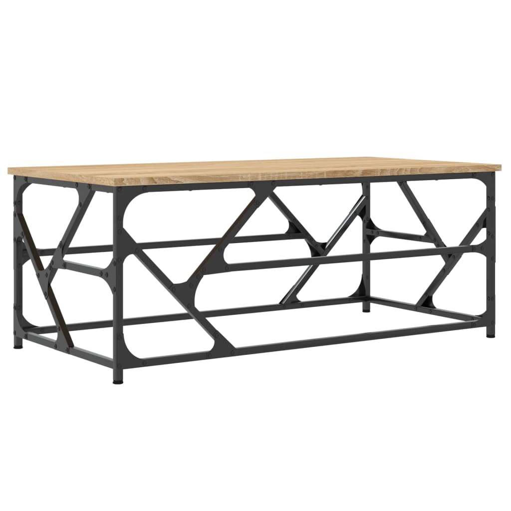 Table basse Chêne sonoma 100x50x40 cm Bois d'ingénierie - XIOS