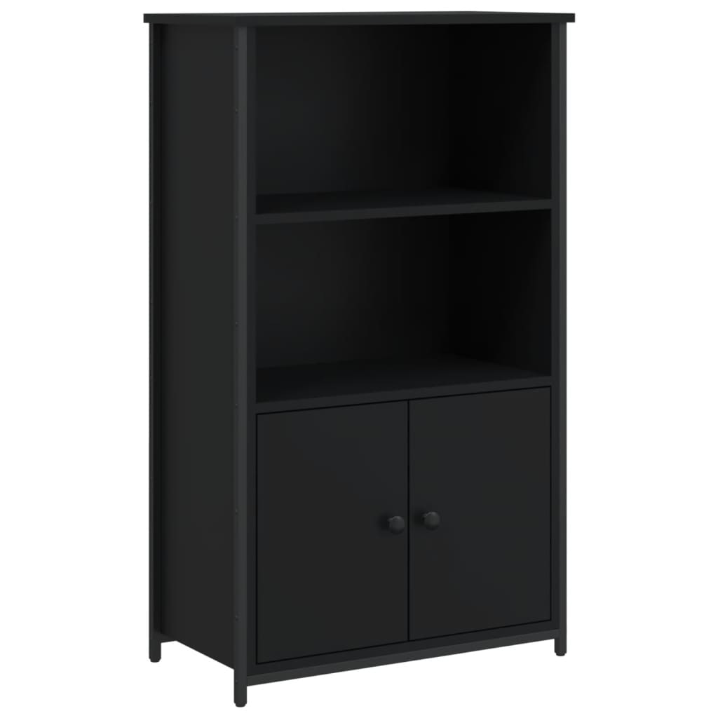 Buffet haut noir 62x32x103,5 cm bois d'ingénierie - XIOS