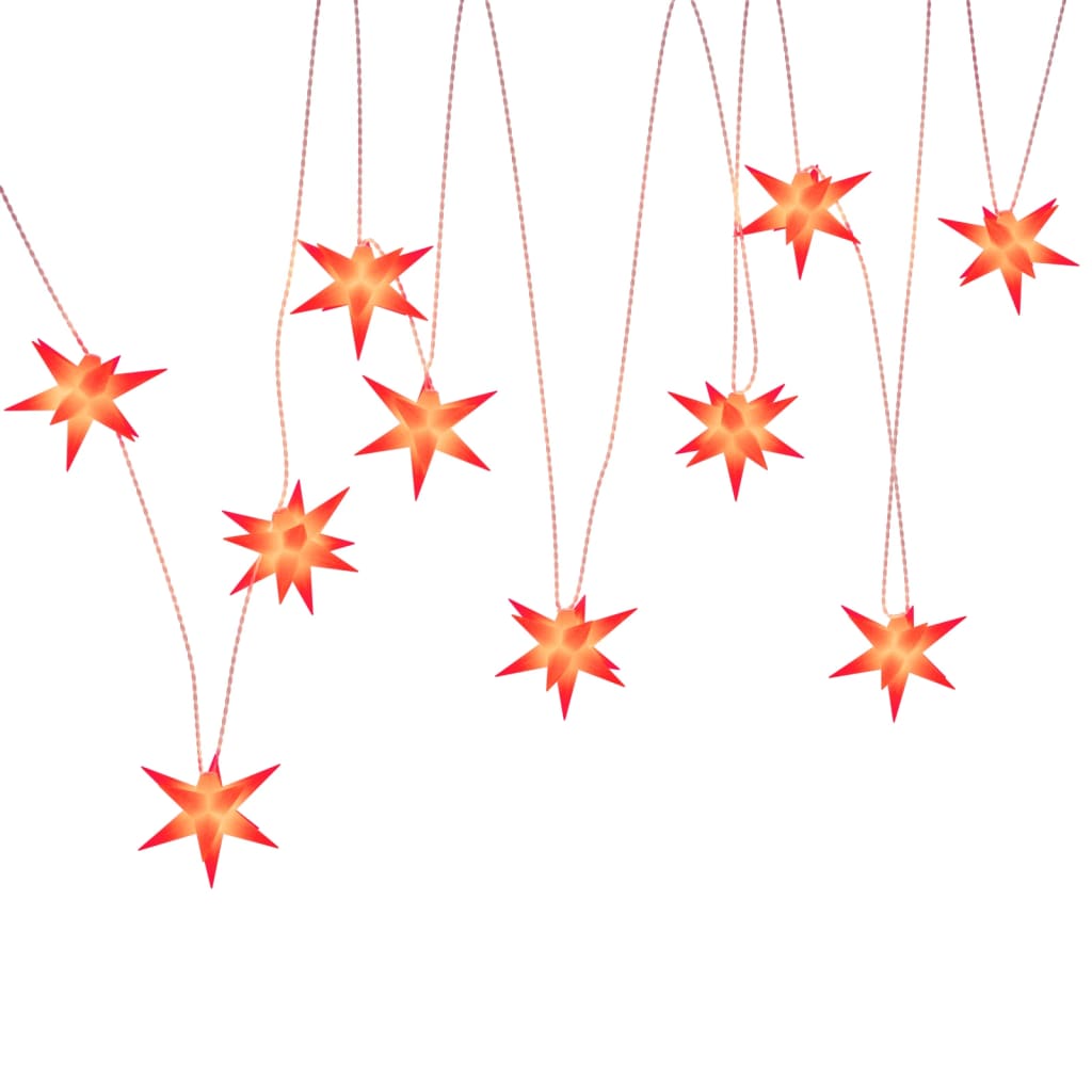 Lumière de Noël 10 LED rouge 10 cm - XIOS