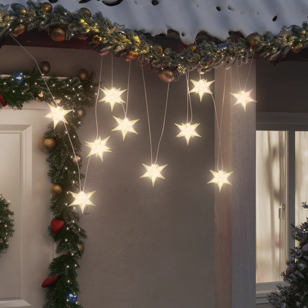 Lumière de Noël 10 LED blanc 10 cm - XIOS