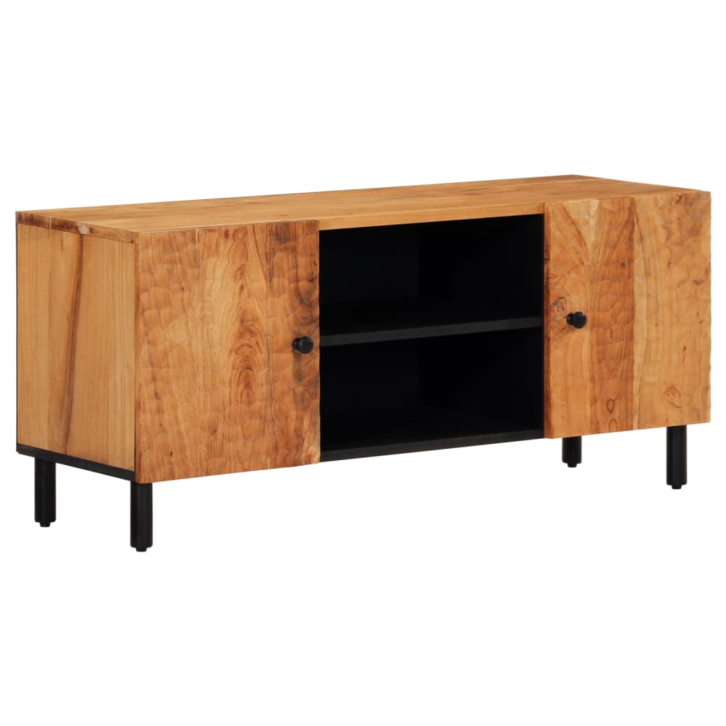 Meuble TV 105x33x46 cm Bois d'acacia massif - XIOS