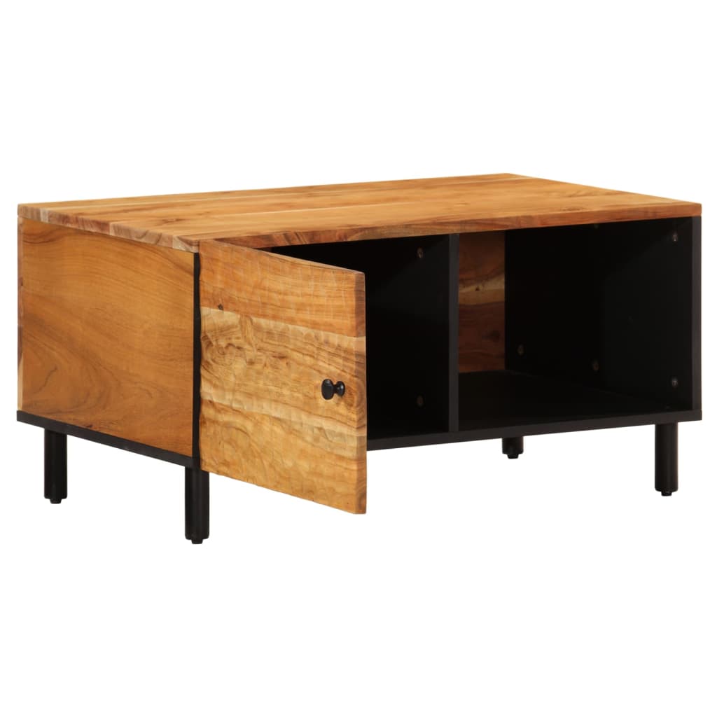 Table basse 80x50x40 cm bois massif d'acacia - XIOS