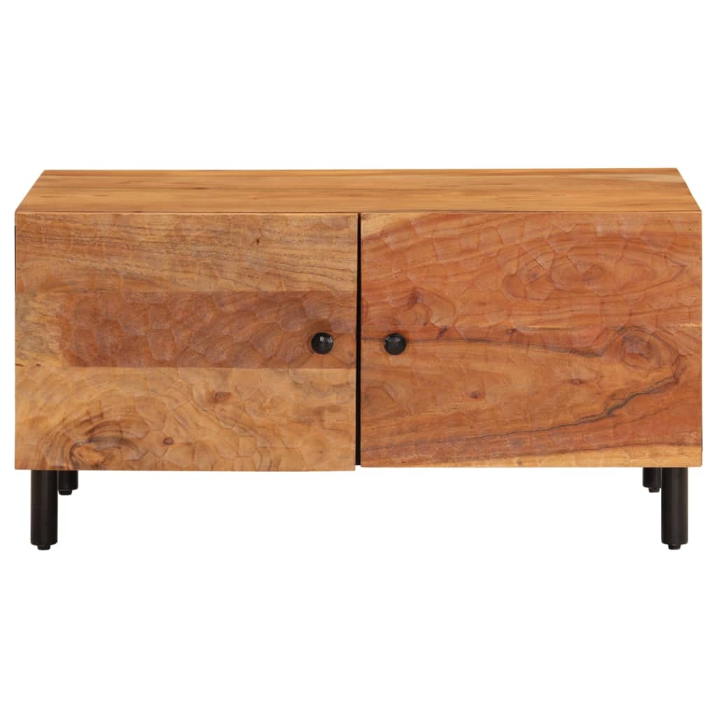 Table basse 80x50x40 cm bois massif d'acacia - XIOS