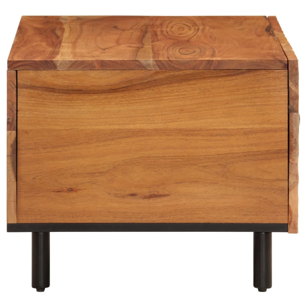 Table basse 80x50x40 cm bois massif d'acacia - XIOS