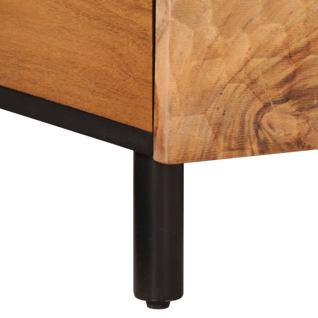 Table basse 80x50x40 cm bois massif d'acacia - XIOS
