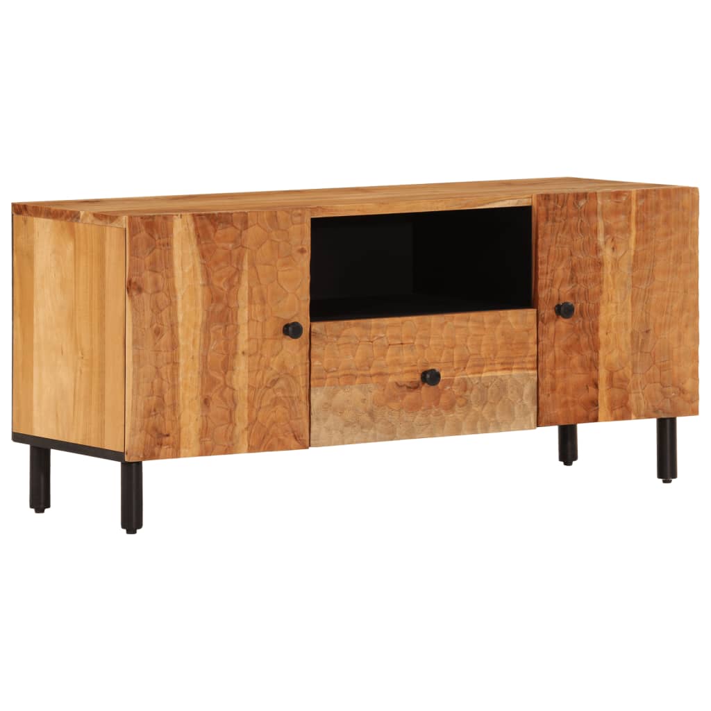 Meuble TV 105x33x46 cm Bois d'acacia massif Meubles TV vidaXL   