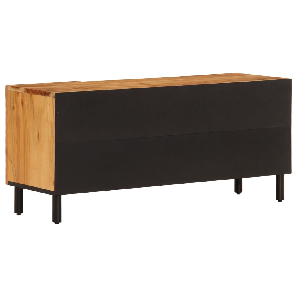 Meuble TV 105x33x46 cm Bois d'acacia massif Meubles TV vidaXL   