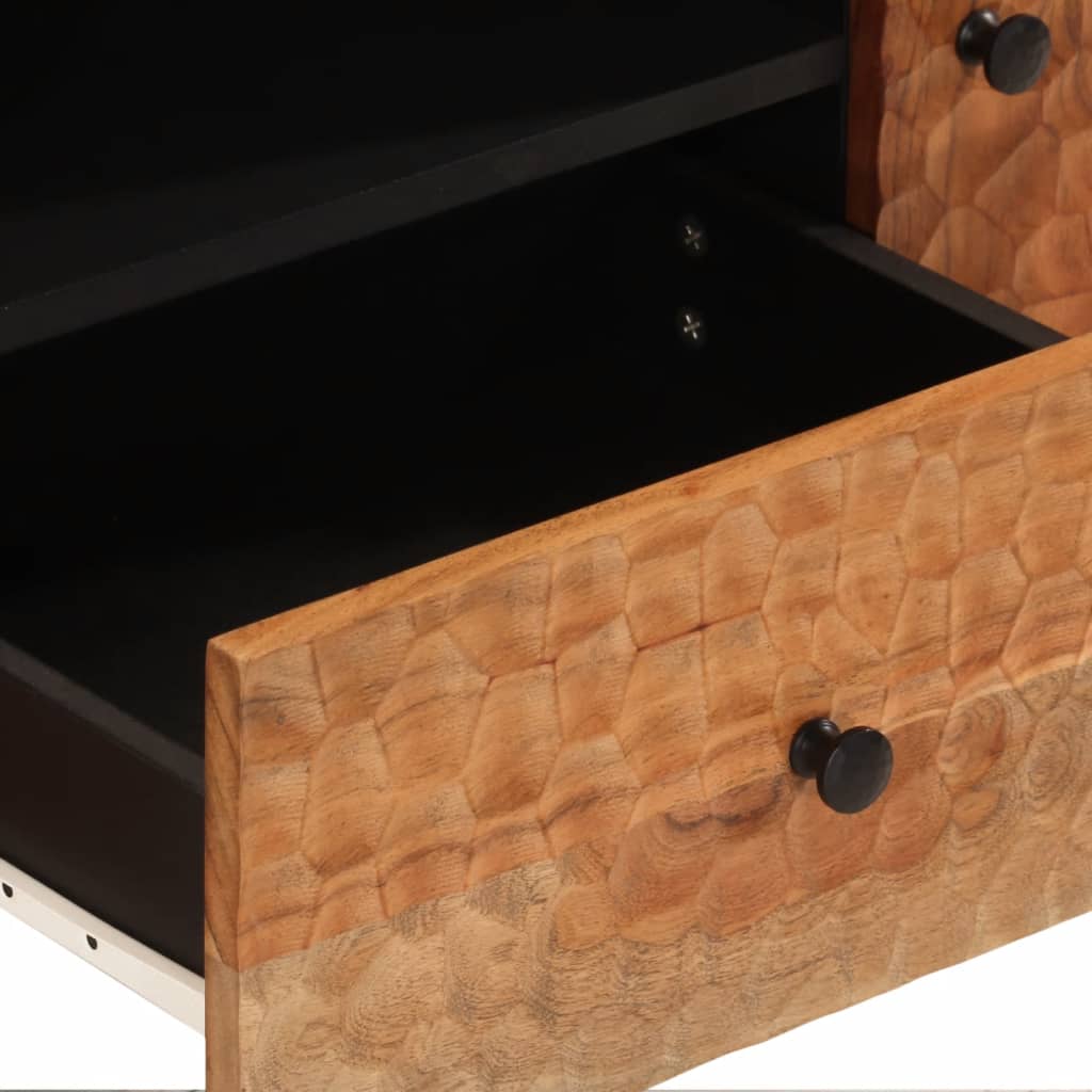 Meuble TV 105x33x46 cm Bois d'acacia massif Meubles TV vidaXL   
