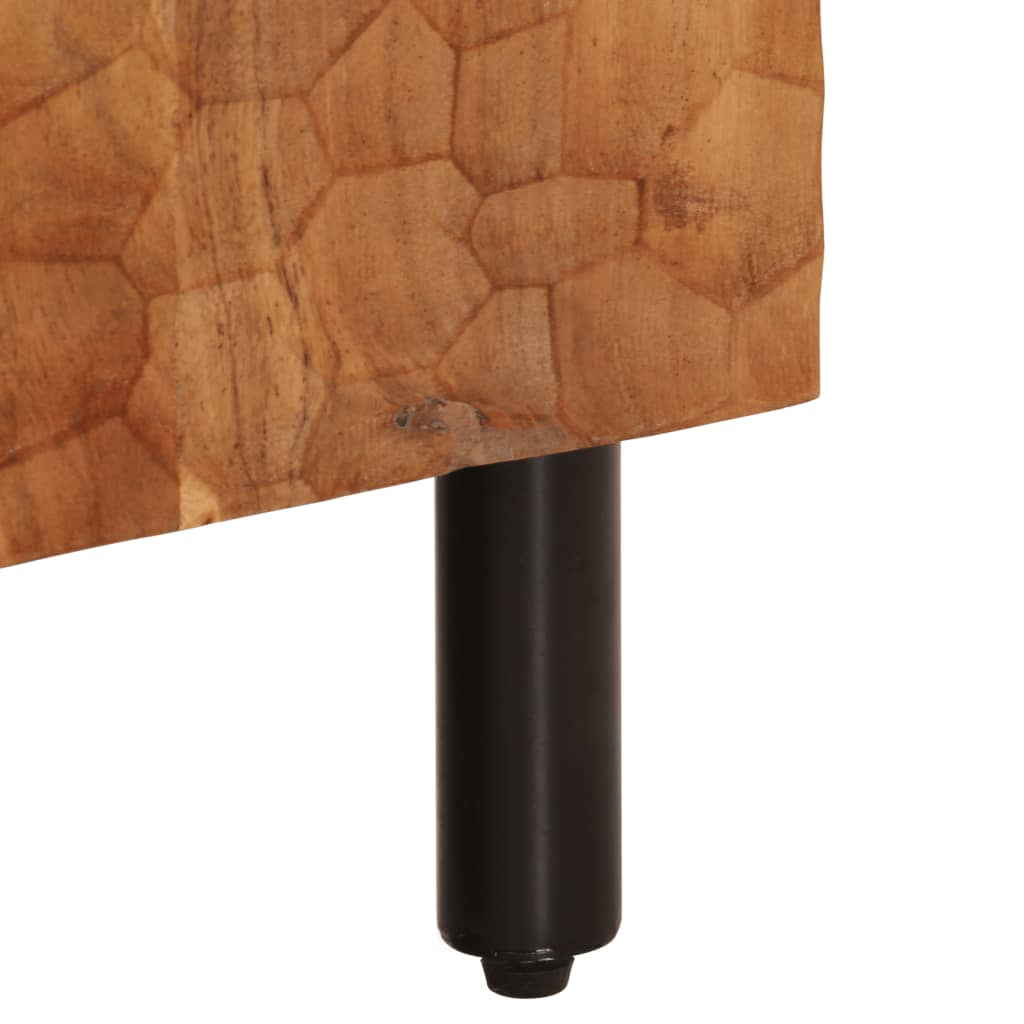 Meuble TV 105x33x46 cm Bois d'acacia massif Meubles TV vidaXL   