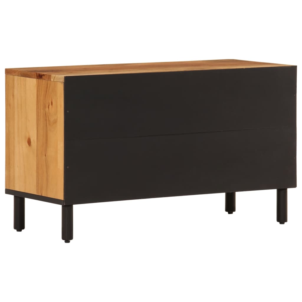Meuble TV 80x33x46 cm bois d'acacia massif - XIOS