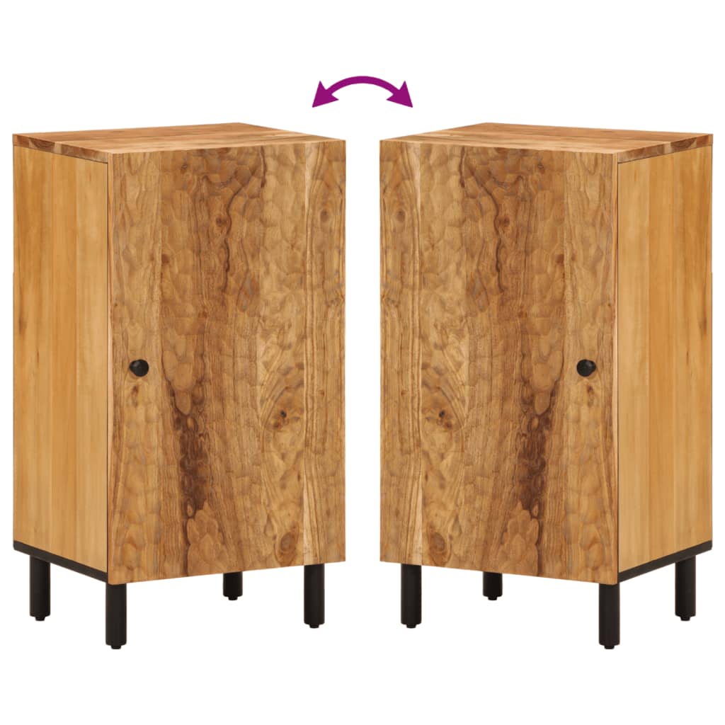 Armoire latérale 40x33x75 cm bois massif d'acacia - XIOS