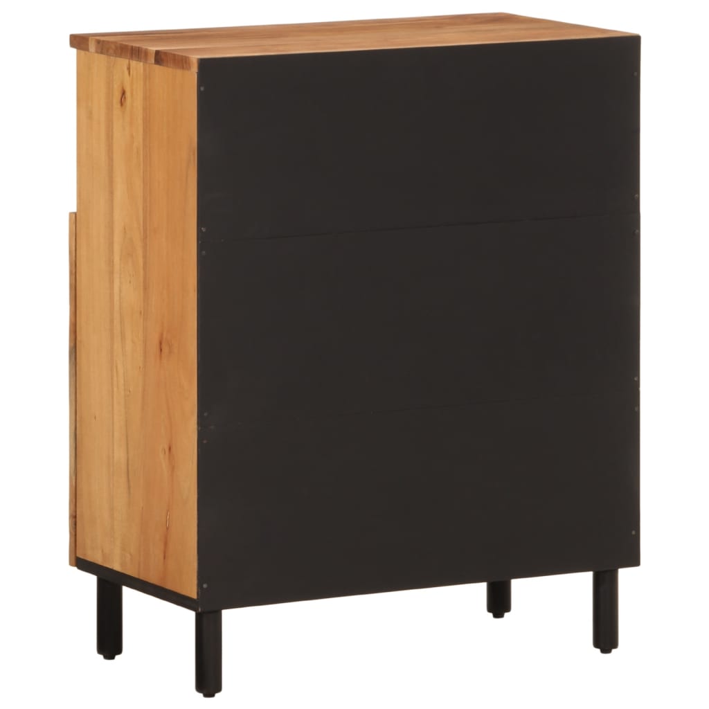 Armoire latérale 60x33x75 cm bois massif d'acacia - XIOS