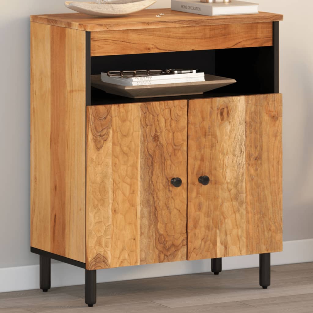 Armoire latérale 60x33x75 cm bois massif d'acacia - XIOS