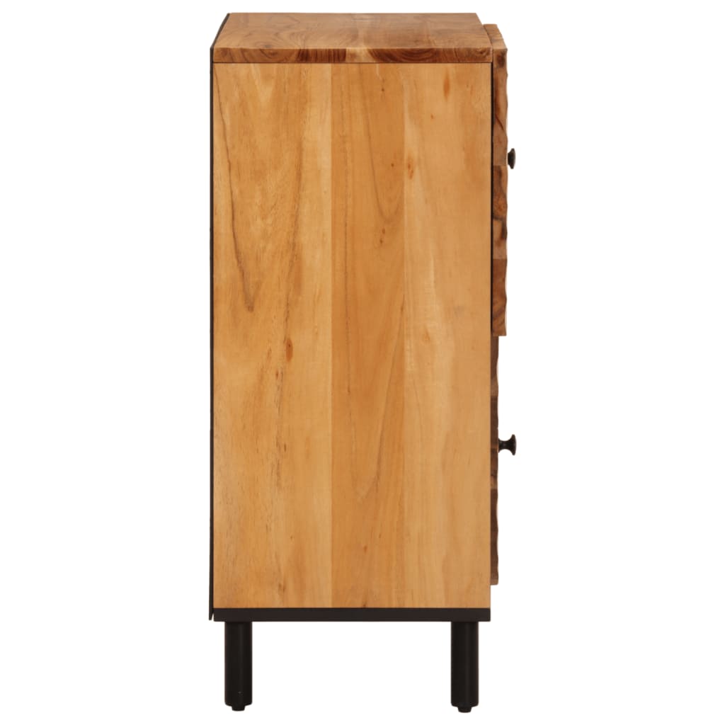 Armoire latérale 80x33x75 cm bois massif d'acacia - XIOS