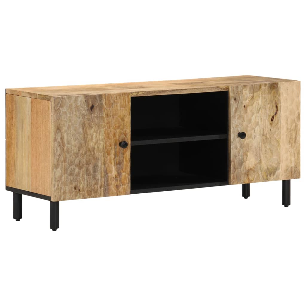 Meuble TV 105x33x46 cm Bois massif de manguier Meubles TV vidaXL   