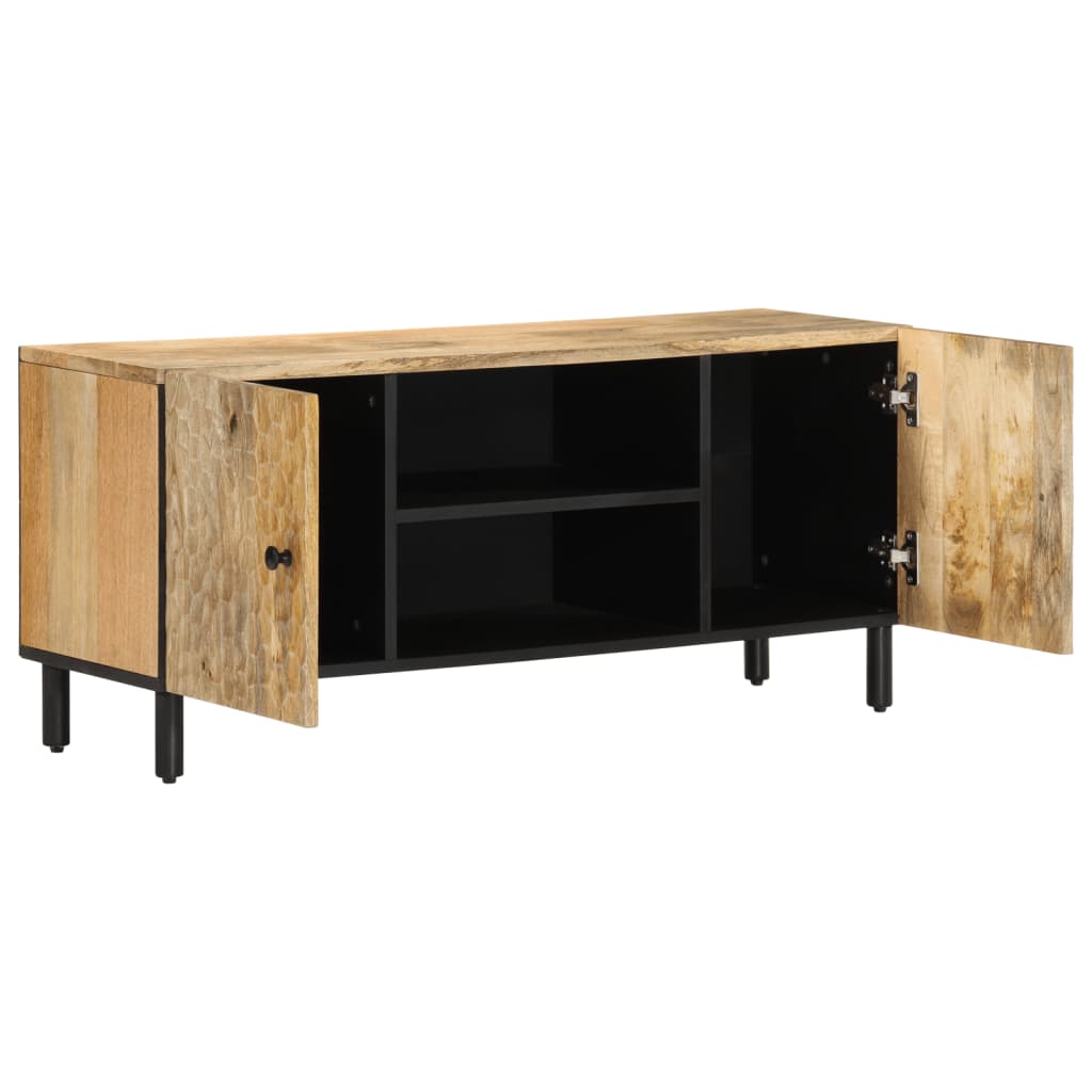 Meuble TV 105x33x46 cm Bois massif de manguier Meubles TV vidaXL   