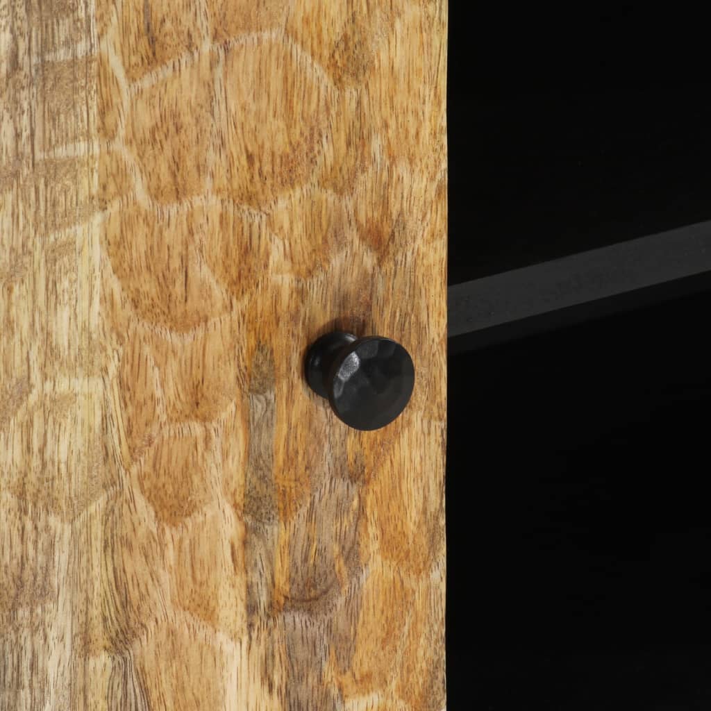 Meuble TV 105x33x46 cm Bois massif de manguier Meubles TV vidaXL   