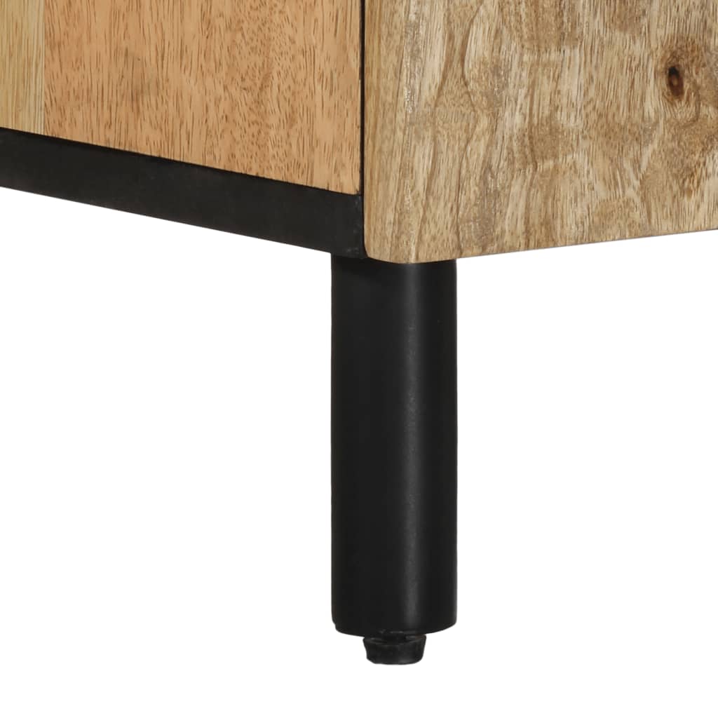 Meuble TV 105x33x46 cm Bois massif de manguier Meubles TV vidaXL   