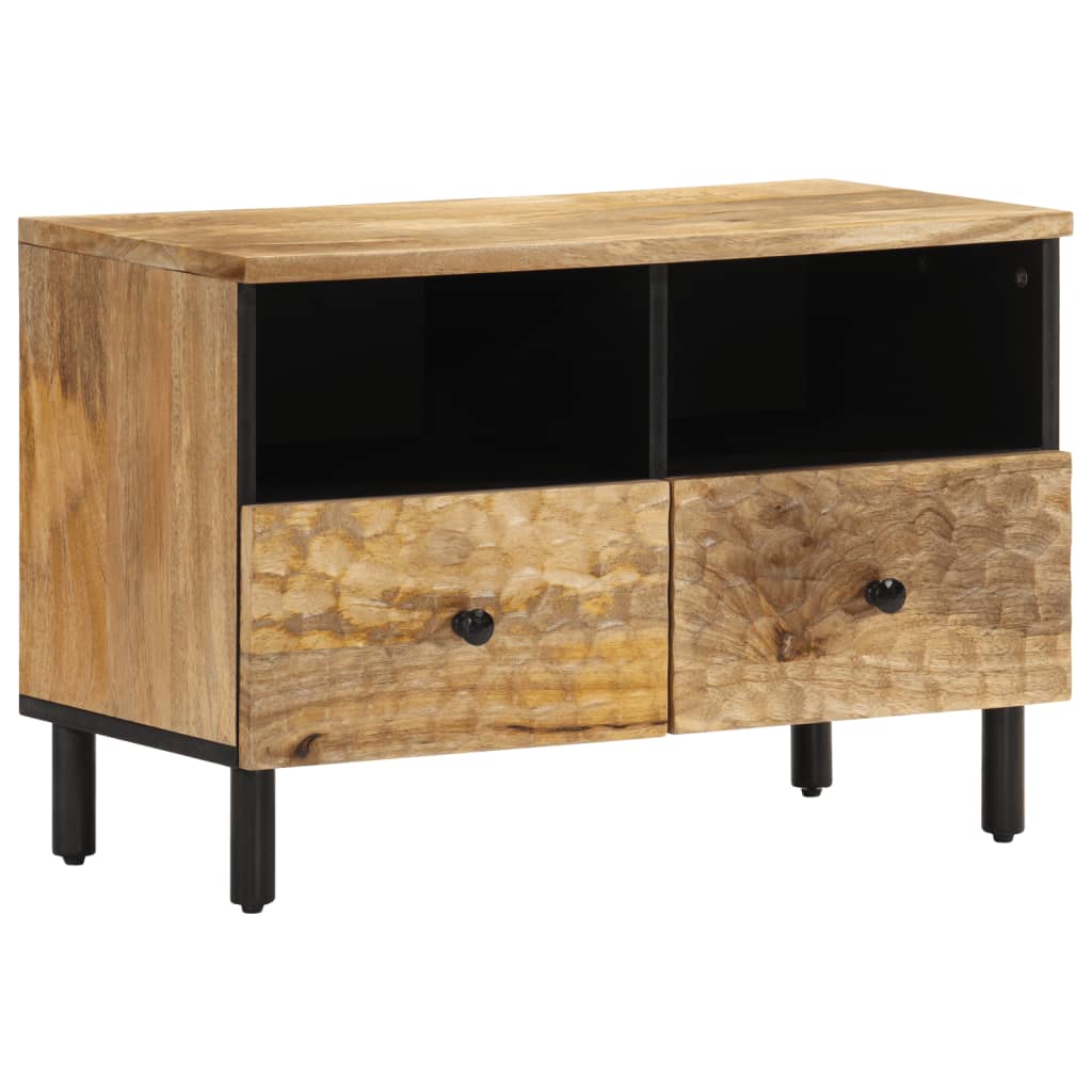Meuble TV 70x33x46 cm Bois massif de manguier Meubles TV vidaXL   