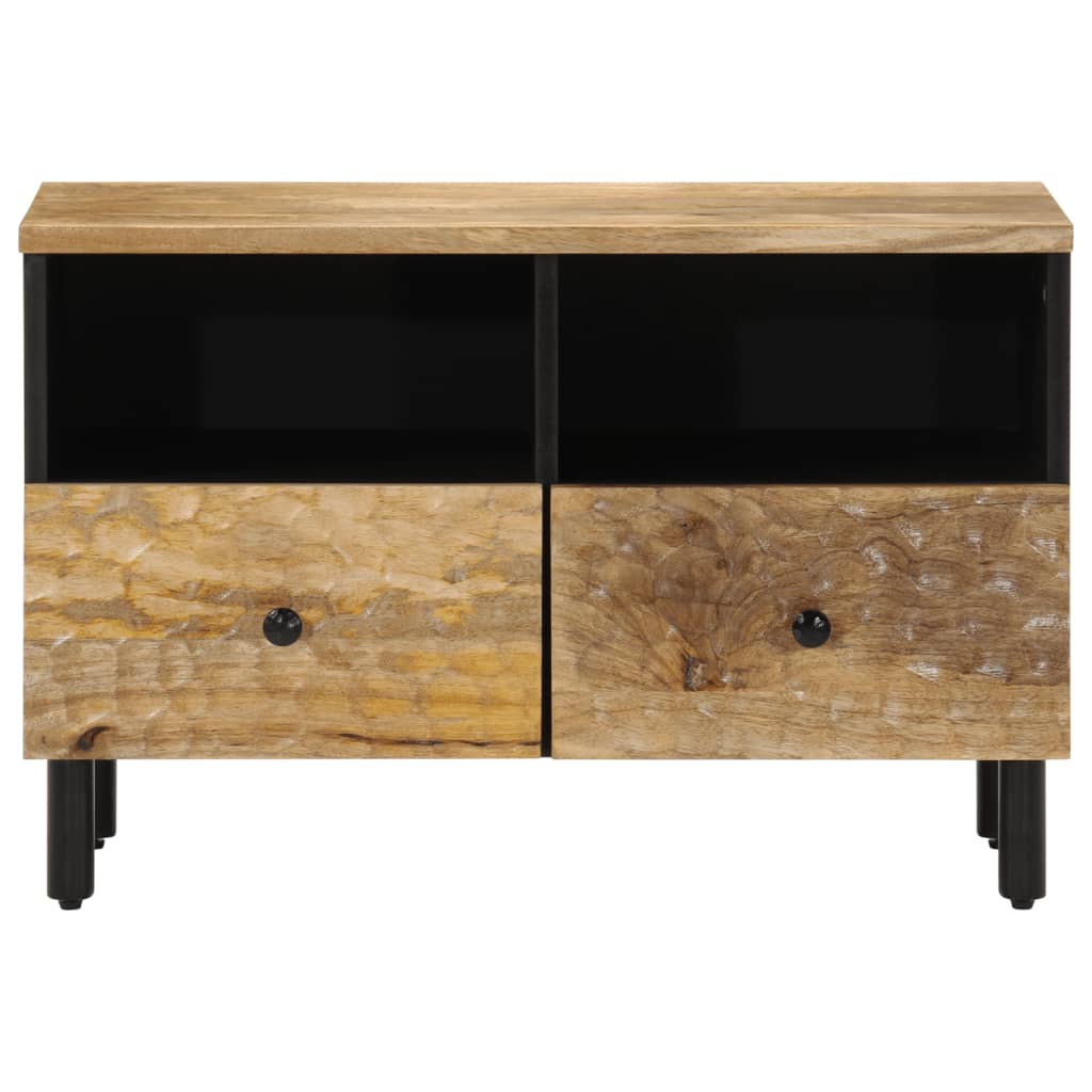 Meuble TV 70x33x46 cm Bois massif de manguier Meubles TV vidaXL   
