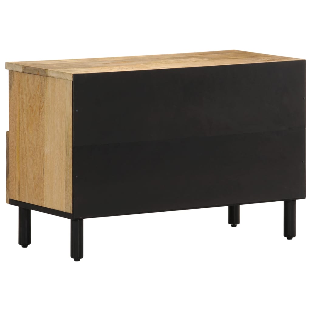 Meuble TV 70x33x46 cm Bois massif de manguier Meubles TV vidaXL   