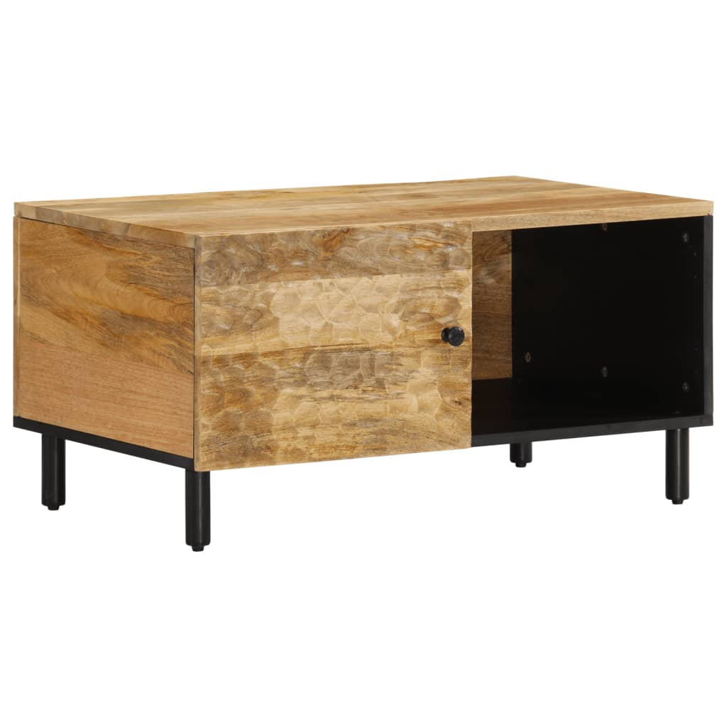 Table basse 80x50x40 cm bois de manguier massif - XIOS