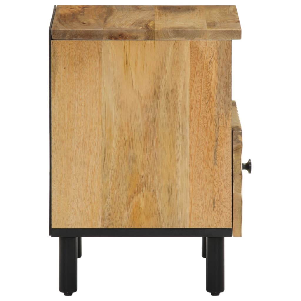 Table de chevet 40x33x46 cm Bois de manguier solide - XIOS