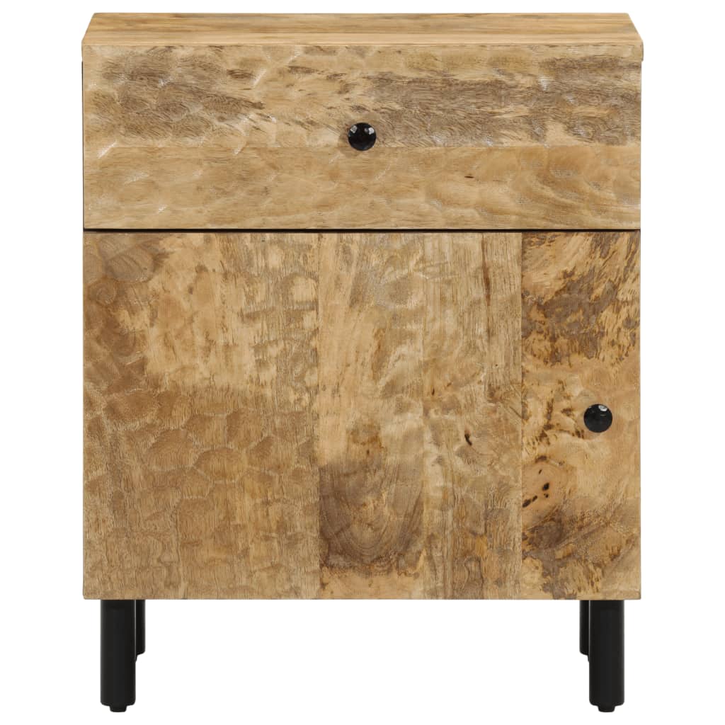 Table de chevet 50x33x60 cm bois de manguier massif - XIOS