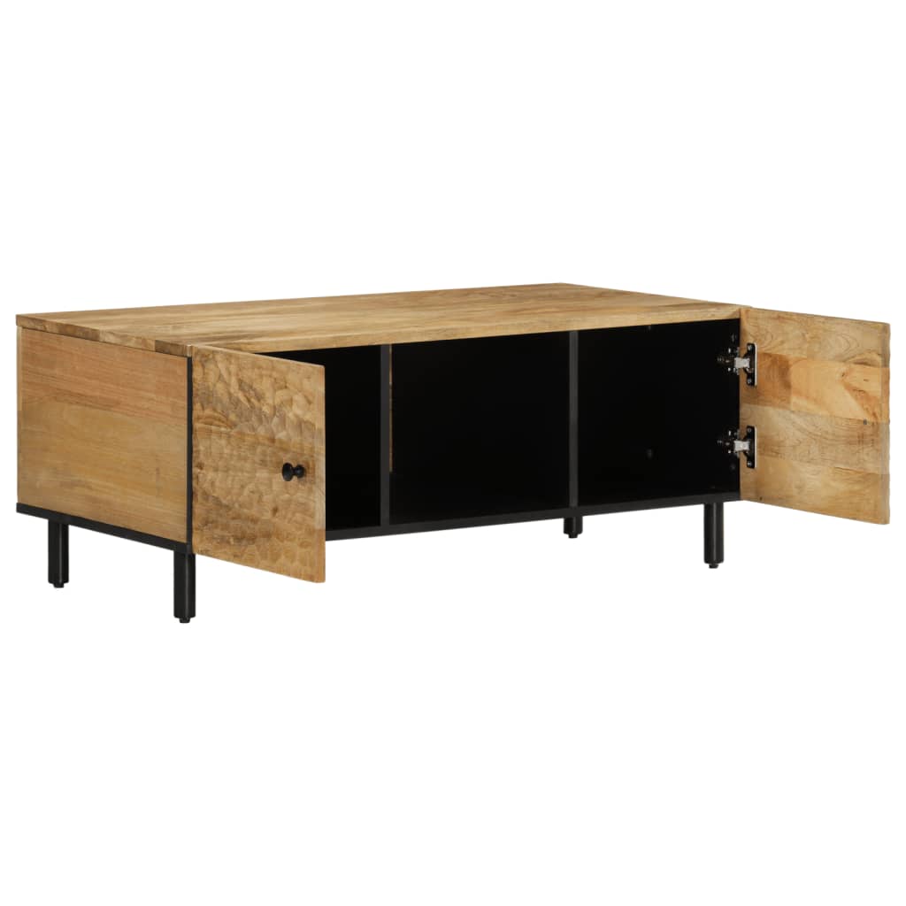 Table basse 100x54x40 cm bois de manguier massif - XIOS