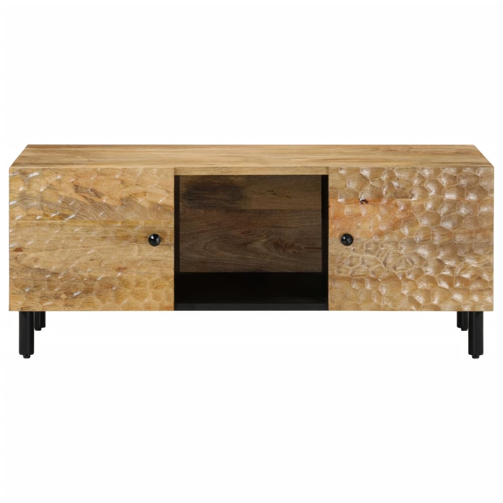 Table basse 100x54x40 cm bois de manguier massif - XIOS
