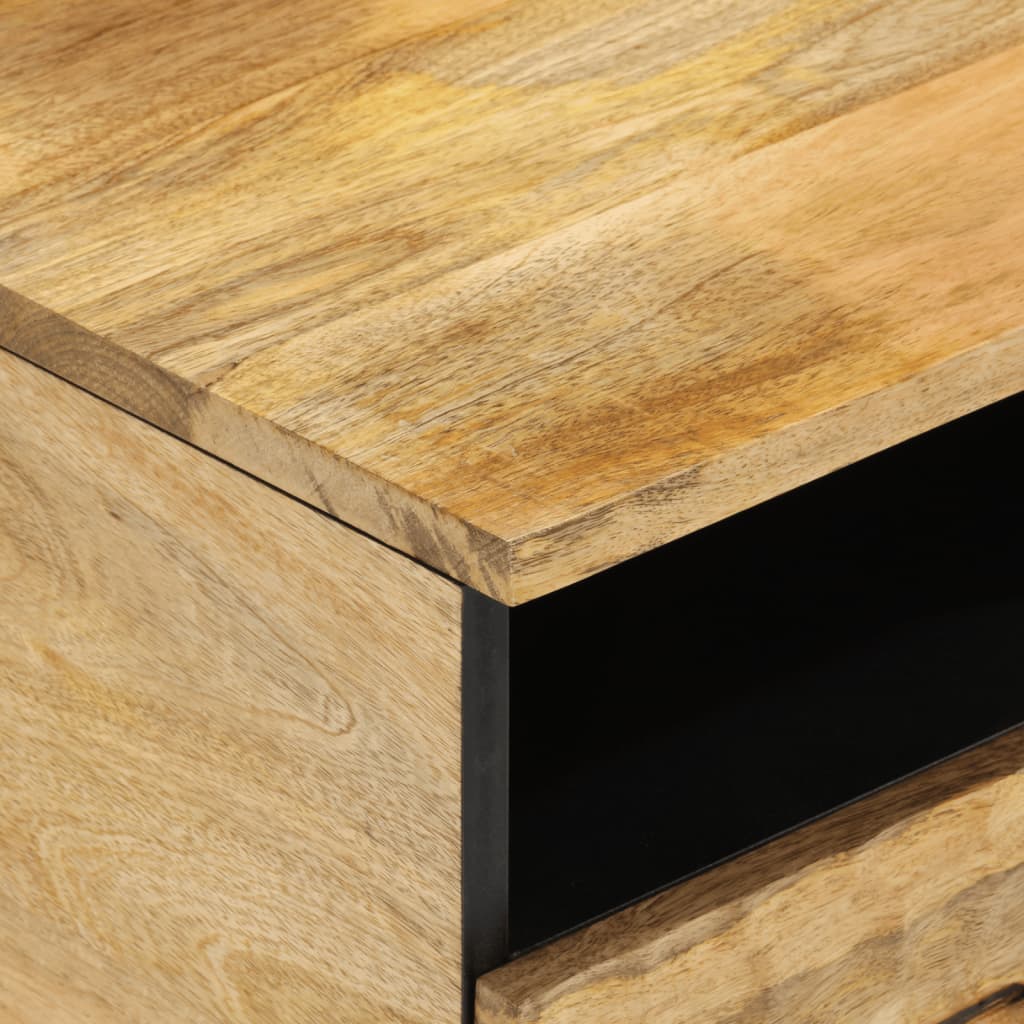 Table basse 80x54x40 cm bois de manguier massif - XIOS