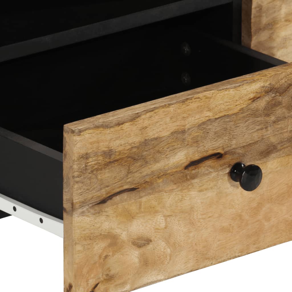 Table basse 80x54x40 cm bois de manguier massif - XIOS