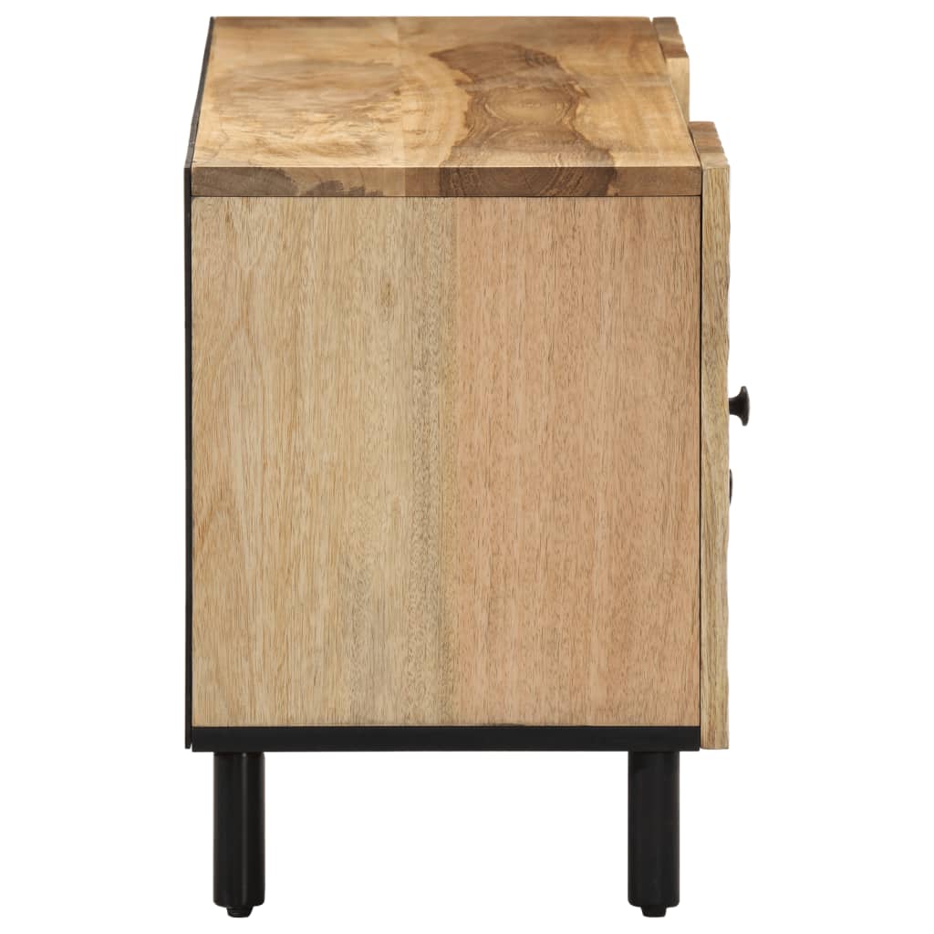 Meuble TV 105x33x46 cm Bois massif de manguier Meubles TV vidaXL   