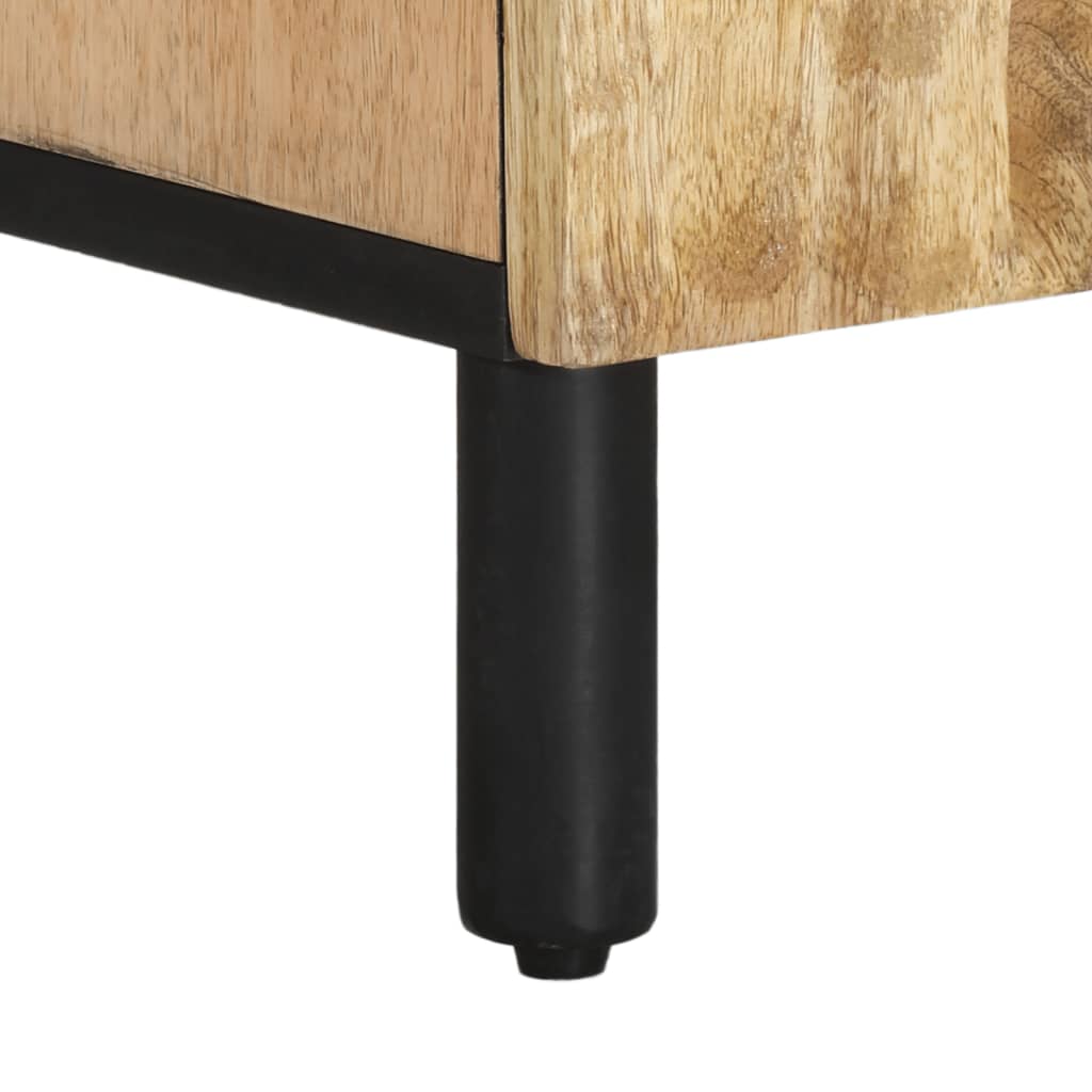 Meuble TV 105x33x46 cm Bois massif de manguier Meubles TV vidaXL   