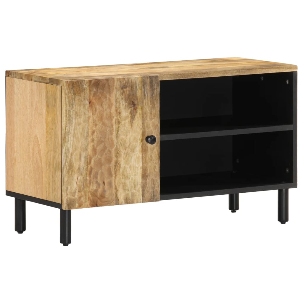 Meuble TV 80x31x46 cm bois massif de manguier - XIOS