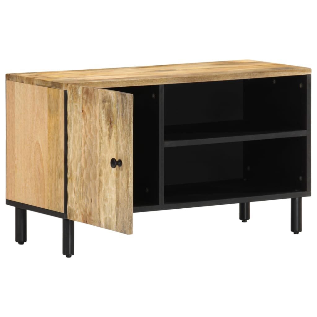 Meuble TV 80x31x46 cm bois massif de manguier - XIOS