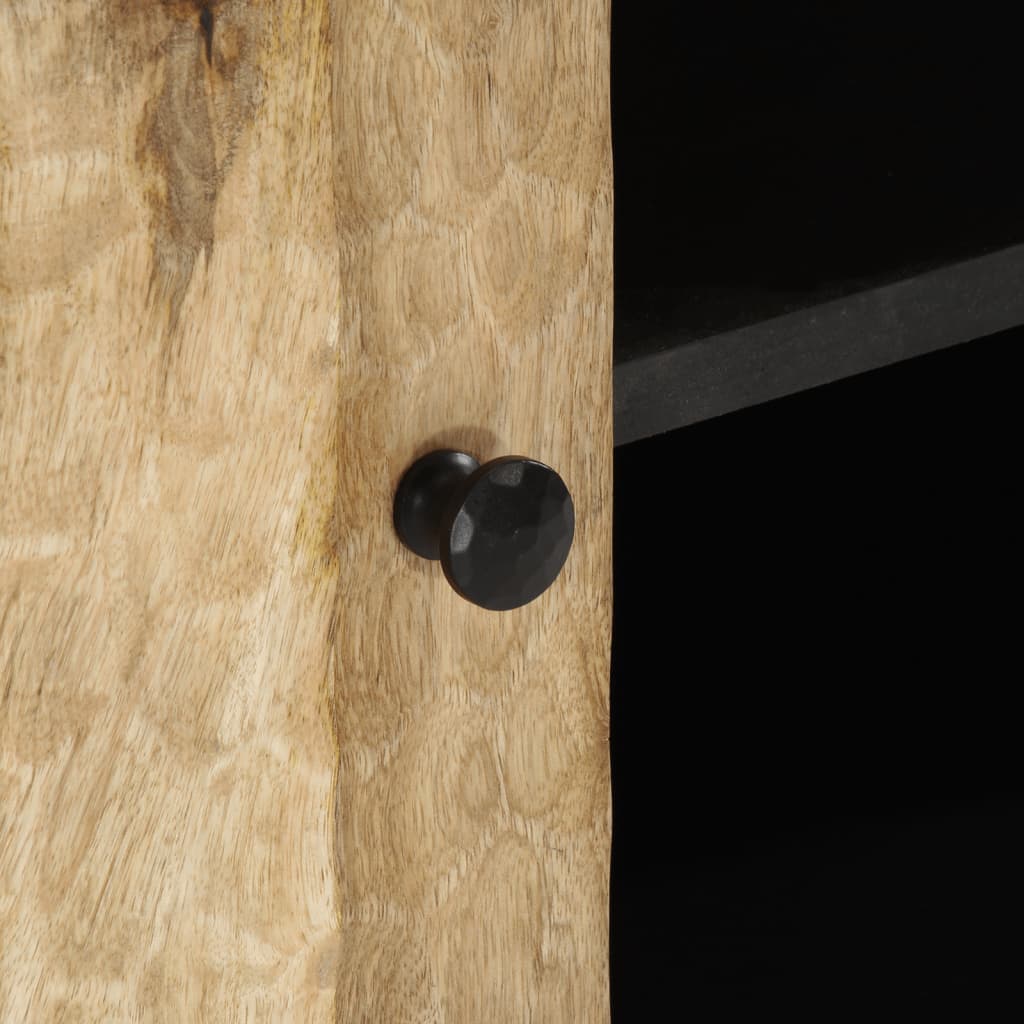 Meuble TV 80x31x46 cm bois massif de manguier - XIOS